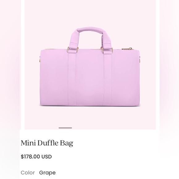 🌟🌟NWT🌟🌟Stoney Clover Lane Grape Mini Duffle in factory sealed plastic wrap - Picture 1 of 8